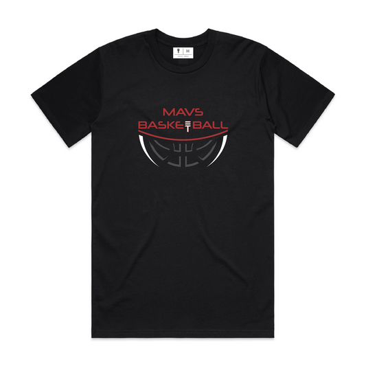 MAVS Basketball T-Shirt - Black