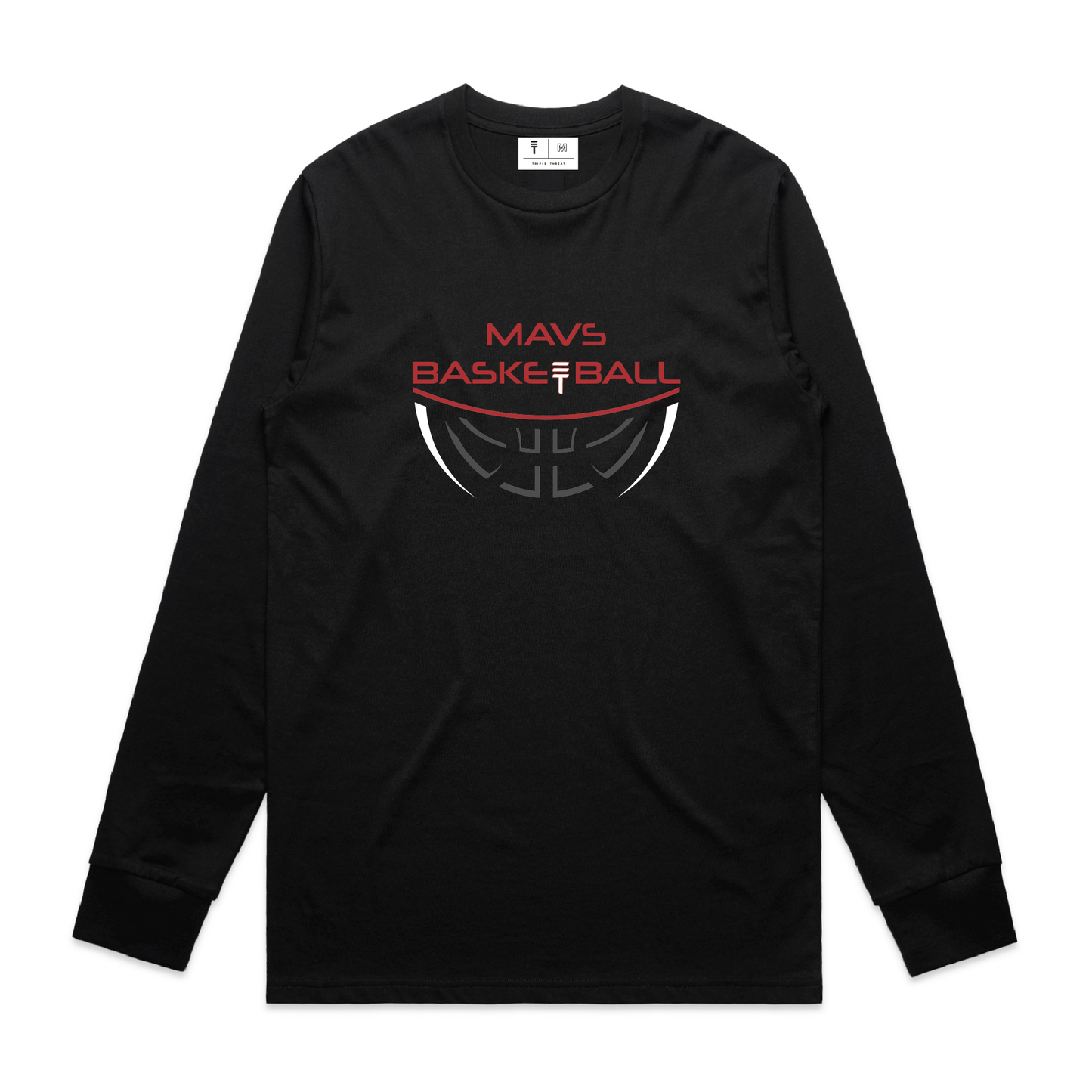 MAVS Basketball Long Sleeves - Black