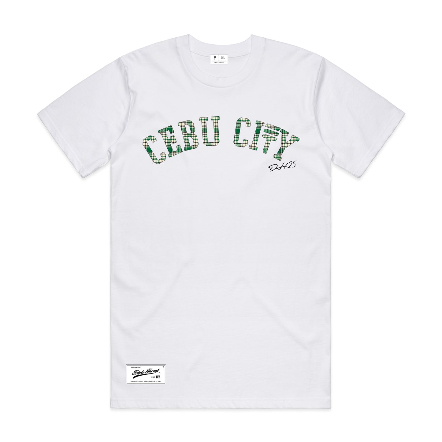 Cebu City DH25 - White & Tartan