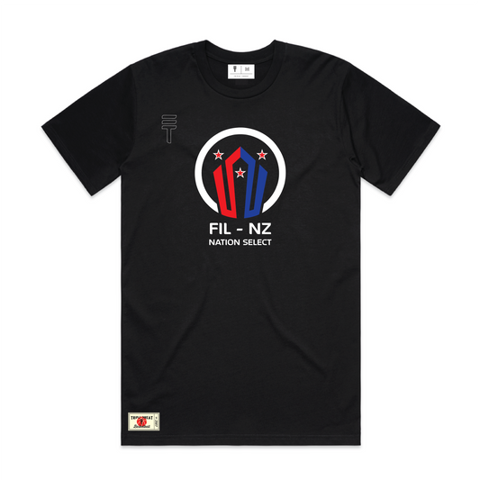 Fil - NZ Nation Select T-Shirt - Black