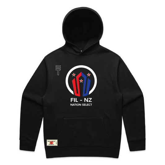 Fil - NZ Nation Select Hoodie - Black