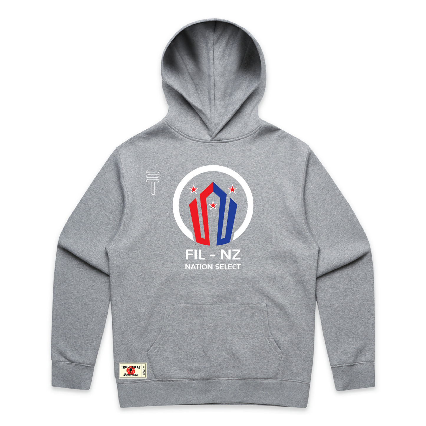 Fil - NZ Nation Select Hoodie - Grey