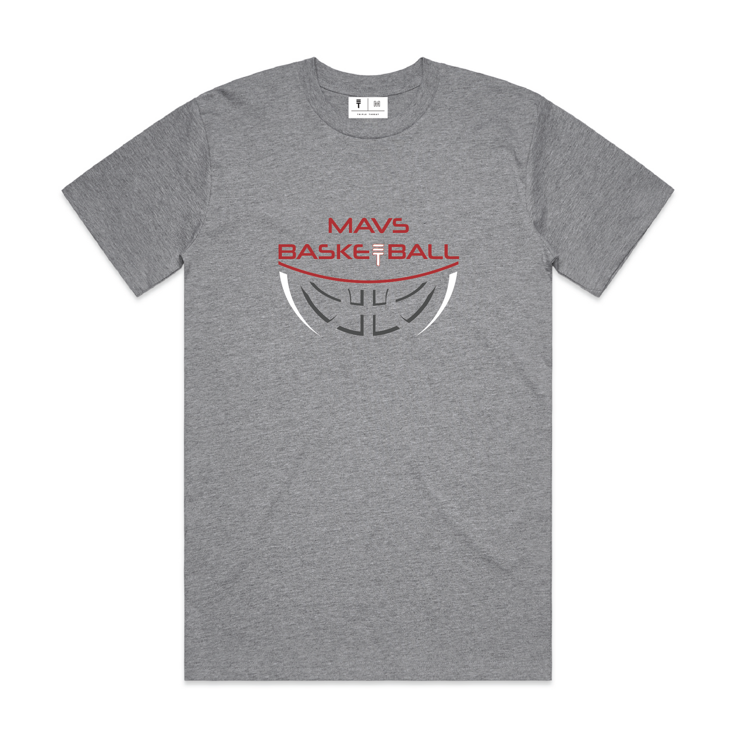 MAVS Basketball T-Shirt - Grey