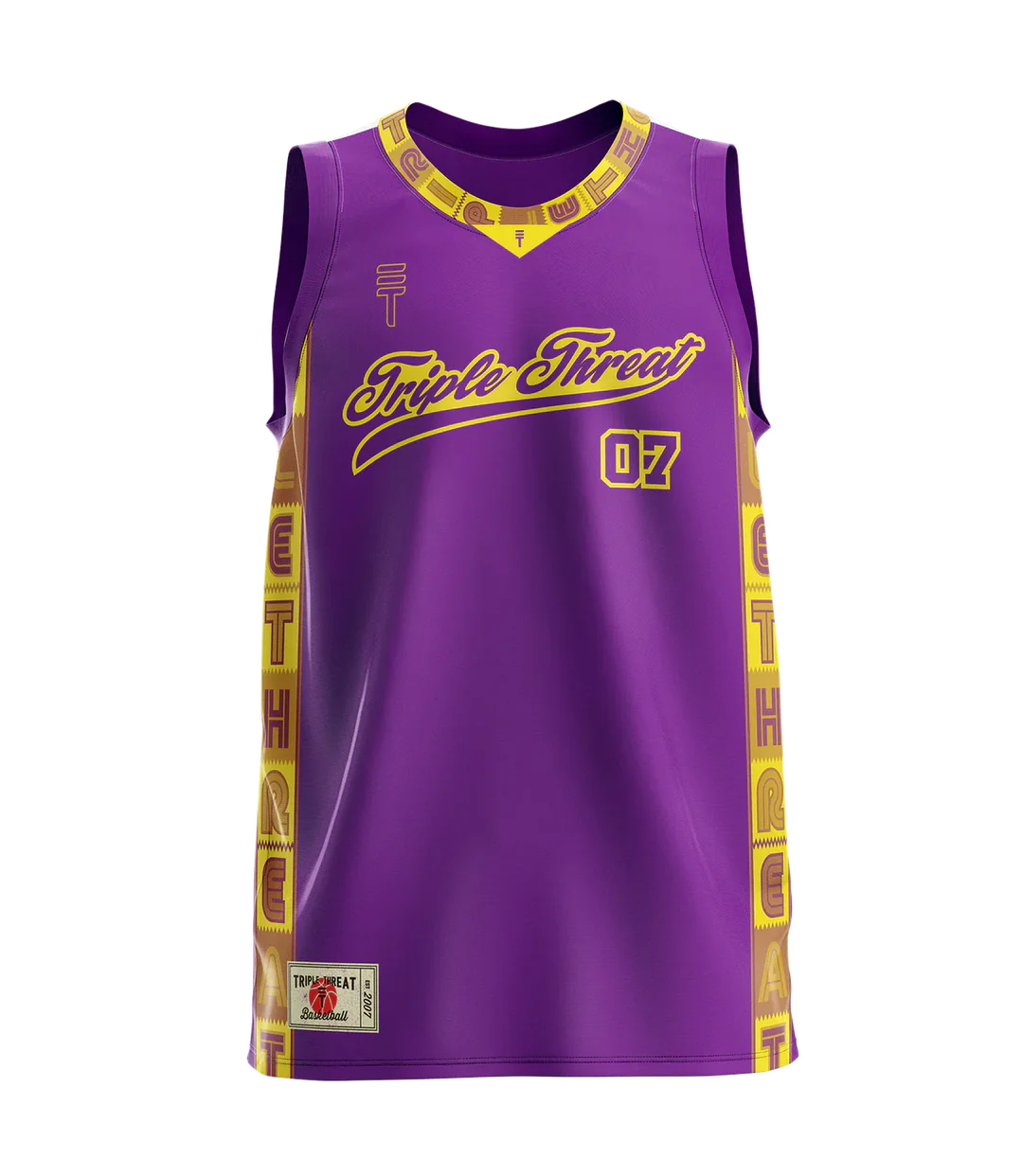 Script Singlet - Purple