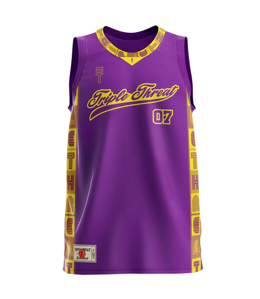 Script Singlet - Purple