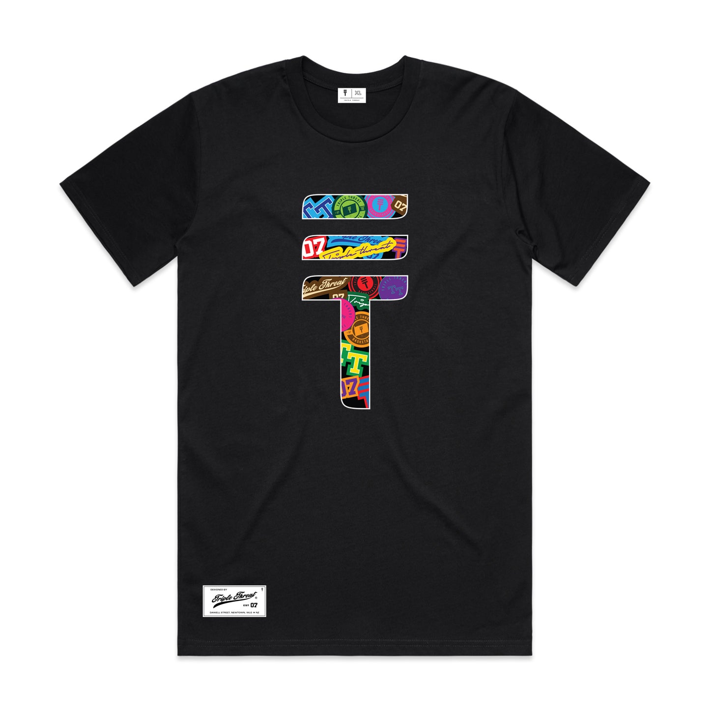 Sticker Bomb T-Shirt - Black