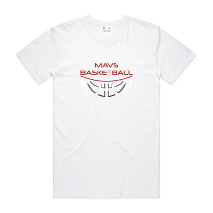 MAVS Basketball T-Shirt - White