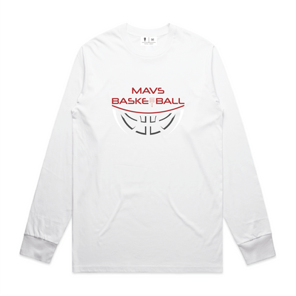 MAVS Basketball Long Sleeves - White