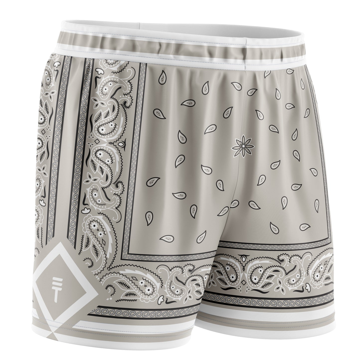 Paisley Shorts - Bone