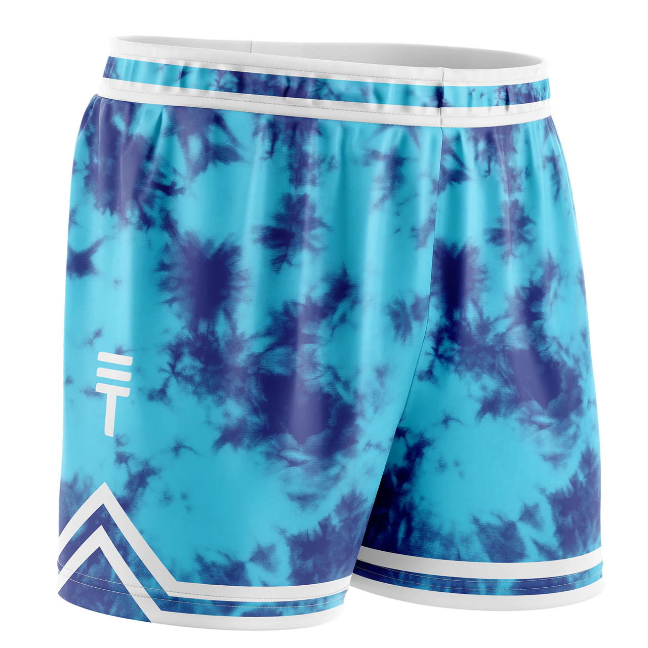 Tie Dye Shorts - Blue & Navy