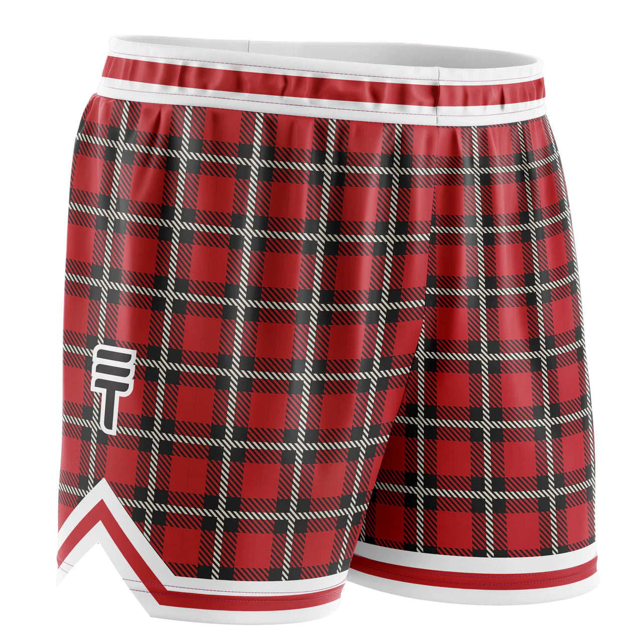 Tartan Shorts - Red & Black