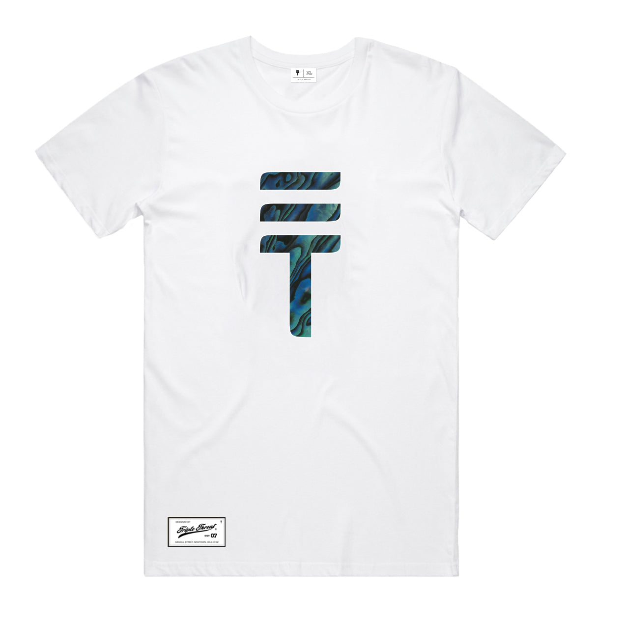 Paua T-Shirt - White