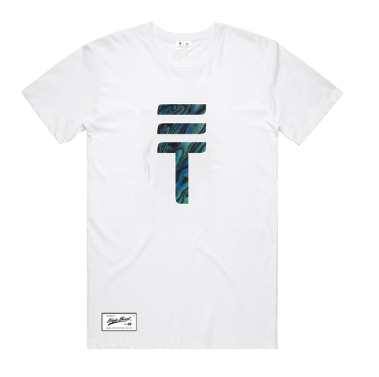 Paua T-Shirt - White